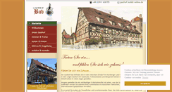 Desktop Screenshot of gasthof-bub.de